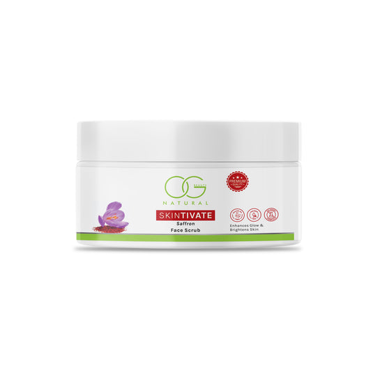 OG Beauty Natural Skintivate Saffron Face Scrub