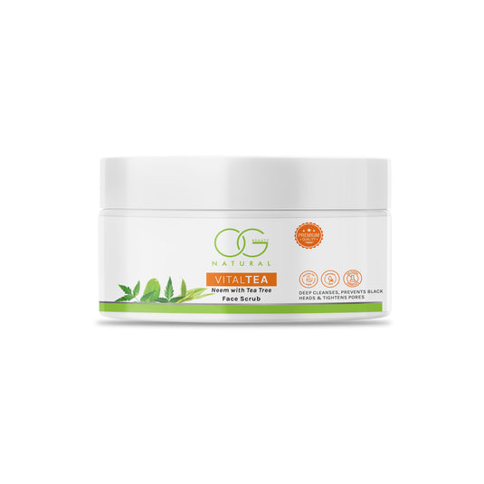 OG Beauty Natural Vitaltea Neem With Tea Tree Face Scrub