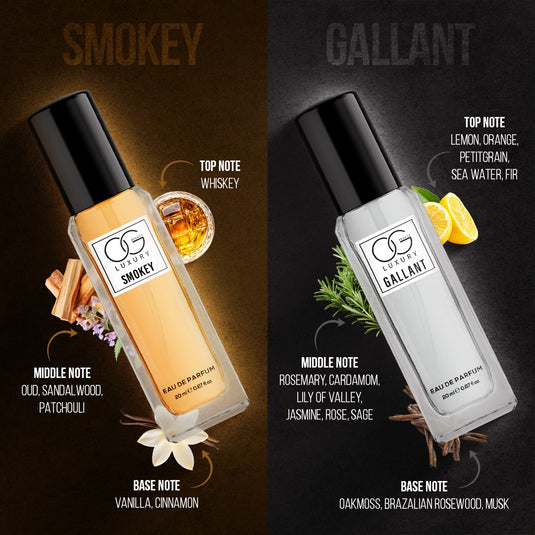 OG Luxury Fragrances Gift Set Pack of 4, 20ml Each