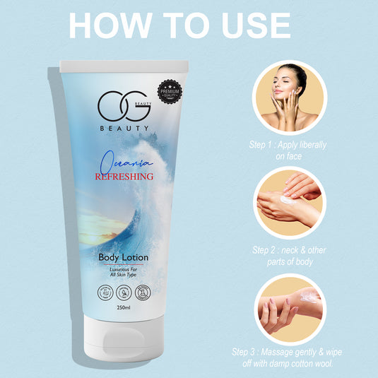 OG BEAUTY Ocenia Refreshing Body Lotion 250 ML