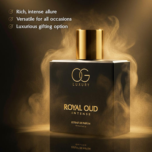 OG Luxury Royal Oud Intense Extrait De Parfum - Premium, Long-Lasting Fragrance with 21% Perfume Oil Concentration