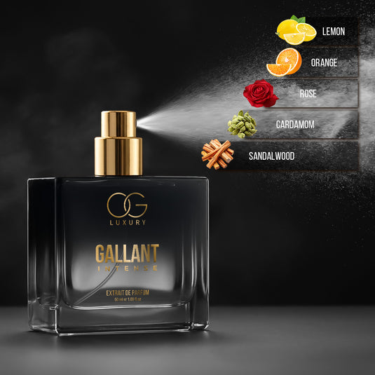 OG Luxury Extrait De Parfum Gallant Intense – India’s First & Strongest Perfume with 40% Concentration, 50 ml