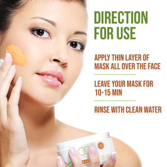 OG BEAUTY Natural Citraglow Vitamin C Face Mask 125g