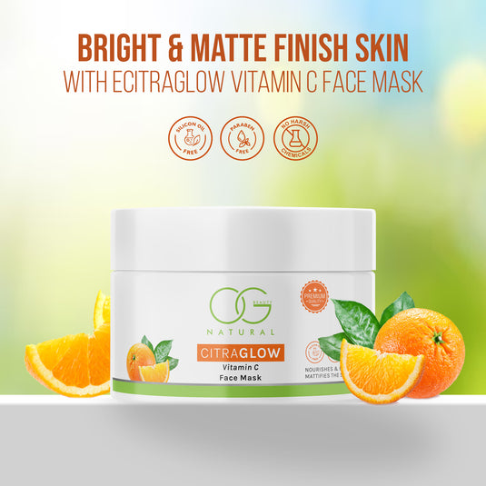 OG BEAUTY Natural Citraglow Vitamin C Face Mask 125g