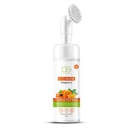 OG BEAUTY Natural Citraglow Vitamin C Foaming Face Wash 150 Ml