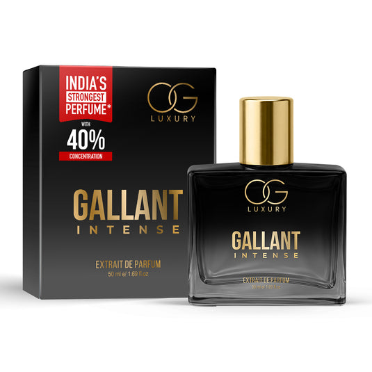 OG Luxury Extrait De Parfum Gallant Intense – India’s First & Strongest Perfume with 40% Concentration, 50 ml