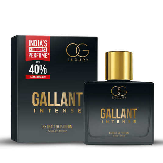 OG Luxury Extrait De Parfum Gallant Intense – India’s Strongest Perfume with 40% Concentration, 50 ml