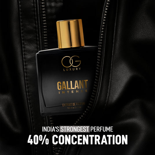 OG Luxury Extrait De Parfum Smokey & Gallant Intense Combo – India’s Strongest Perfume with 40% Concentration, 100ml Each