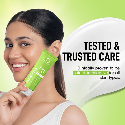 OG BEAUTY SCIENCE SPF 50 PA+++ Sunscreen - 5% Niacinamide & Cica - UV Protection & Hydration - 50ml