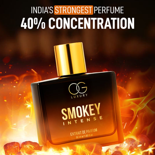 OG Luxury Extrait De Parfum Smokey Intense – India’s Strongest Perfume with 40% Concentration, 50 ml
