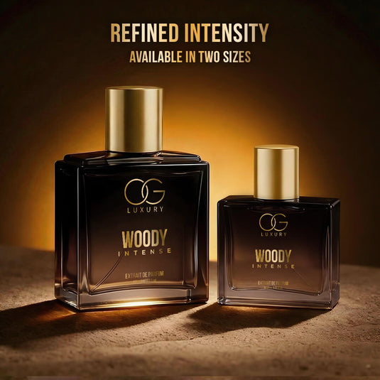 OG Luxury Extrait De Parfum Woody Intense – India’s First & Strongest Perfume with 40% Concentration, 100 ml