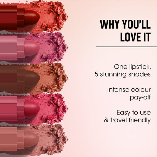 OG Beauty Sensational 5 Soft Matte 5 in 1 Lipstick