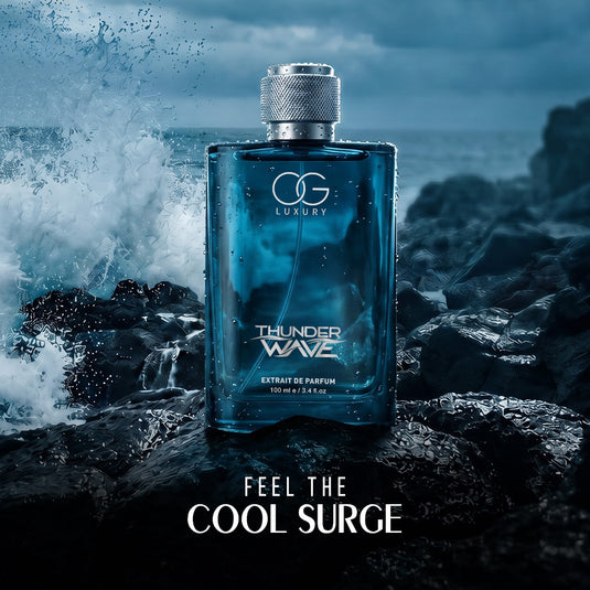 OG LUXURY Thunder Wave - India’s First Perfume with Discovery Set Inside (4*3ml), 100ml