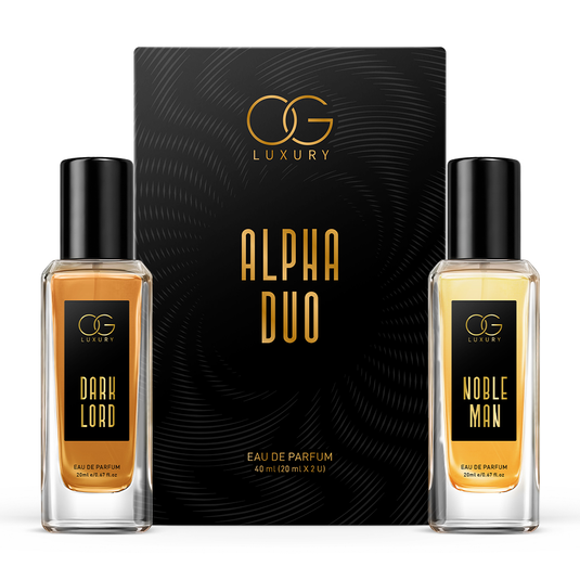 OG LUXURY Alpha Duo Combo Perfume Long Lasting Premium Noble Man & Dark Lord Eau de Parfum Eau de Parfum - 40 ml Pack of 2