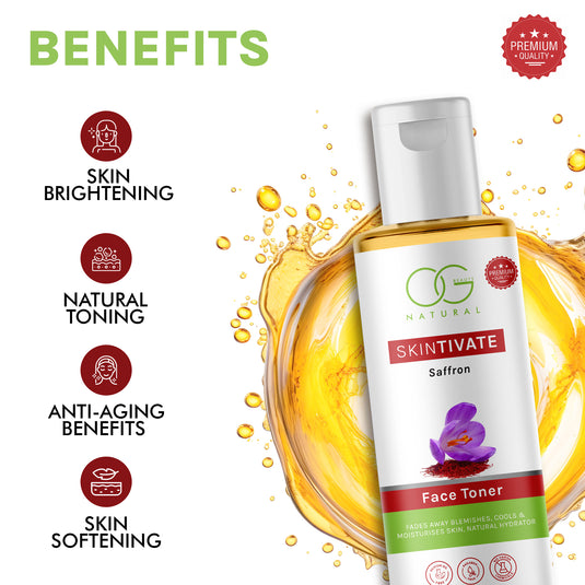 OG BEAUTY Natural Skintivate Saffron C Face Toner 100 Ml
