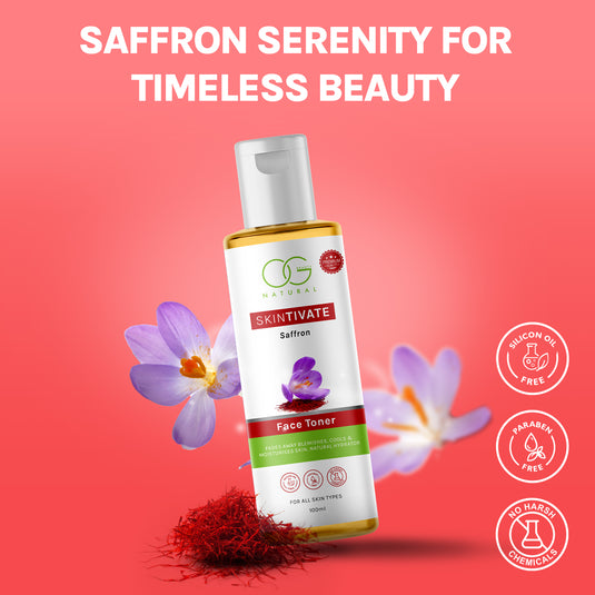OG BEAUTY Natural Skintivate Saffron C Face Toner 100 Ml
