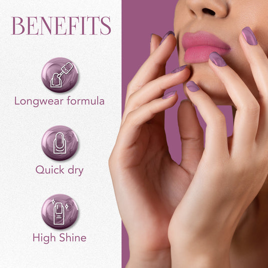 OG BEAUTY Metallica Nail Paint Set of 5 - 10ml Each