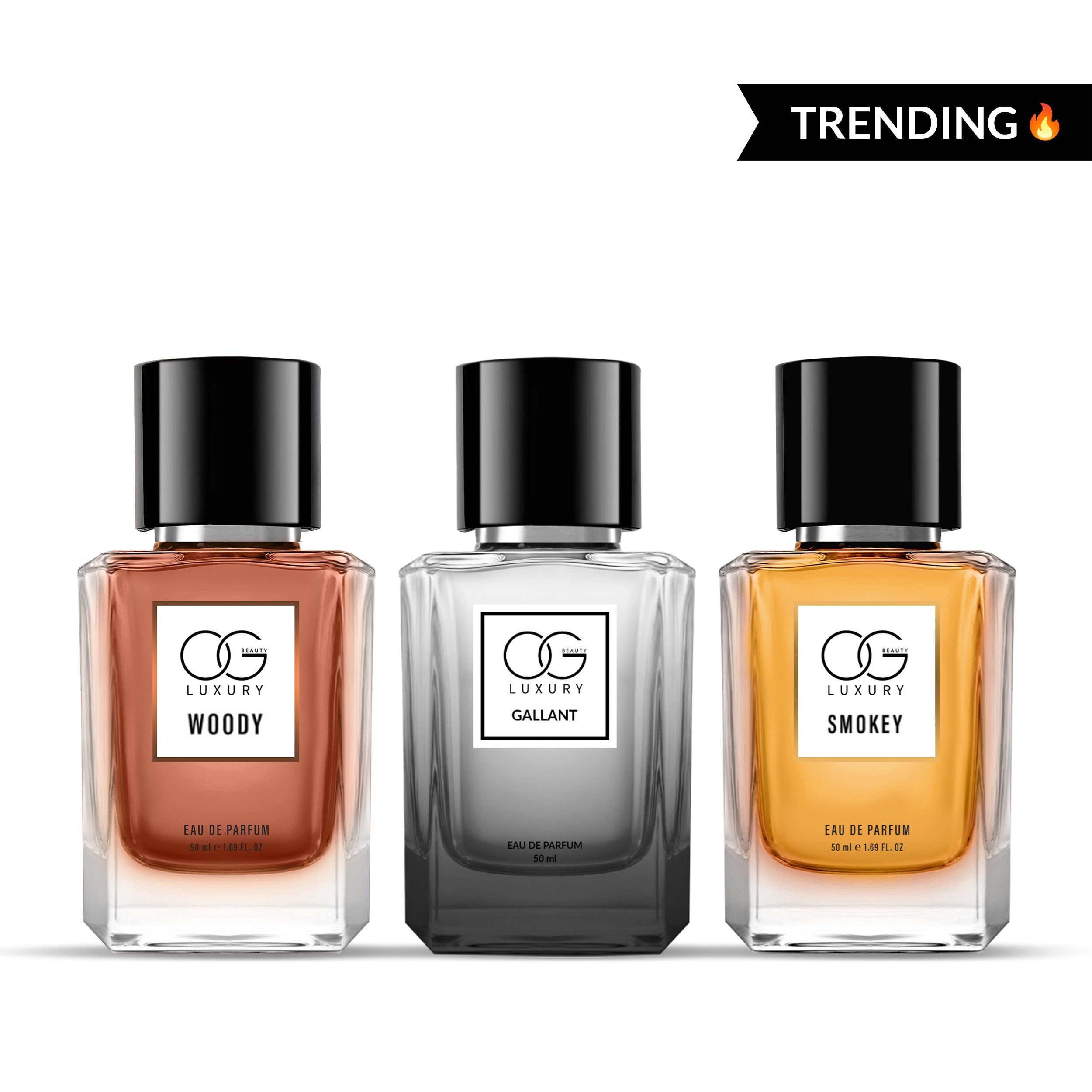 OG BEAUTY Luxury Mantastic Trio Combo - 50ml Each