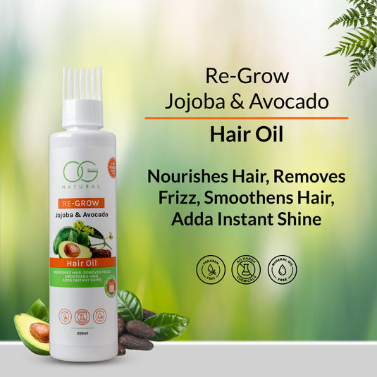 re-grow jojoba hair oil