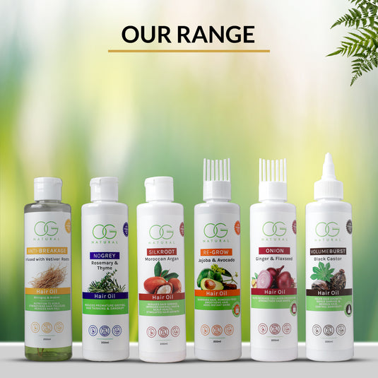 OG BEAUTY Natural Anti-Breakage Bhringraj & Brahmi Hair Oil 200 Ml