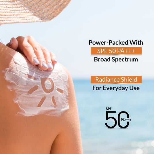OG BEAUTY SCIENCE SPF 50 PA+++ Sunscreen, Vitamin C and Liquorice, Dermatologist Approved, Lightweight and Hydrating, 20ml