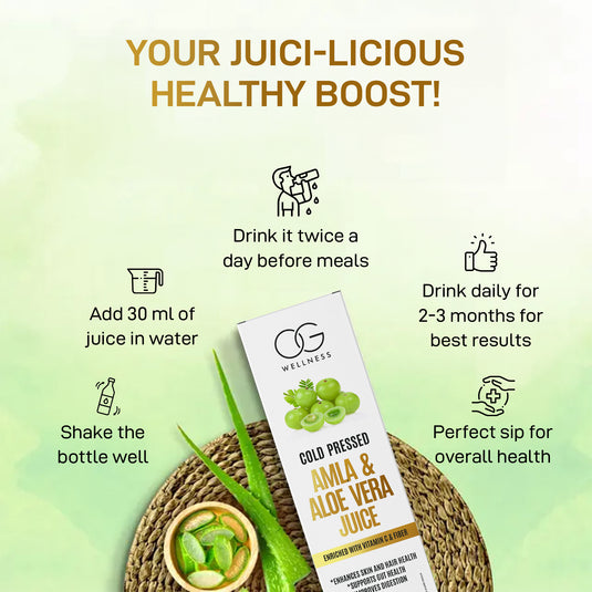 OG Wellness Amla & Aloe Vera Juice 500ml