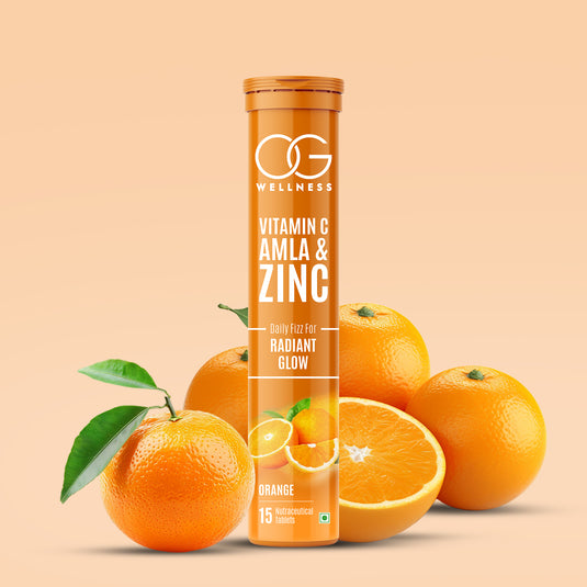 OG Wellness Vitamin C, Amla & Zinc Effervescent Tablets