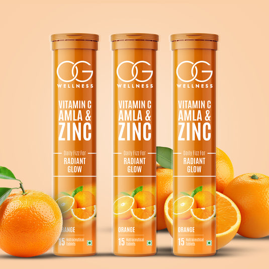 OG Wellness Vitamin C, Amla & Zinc Effervescent Tablets