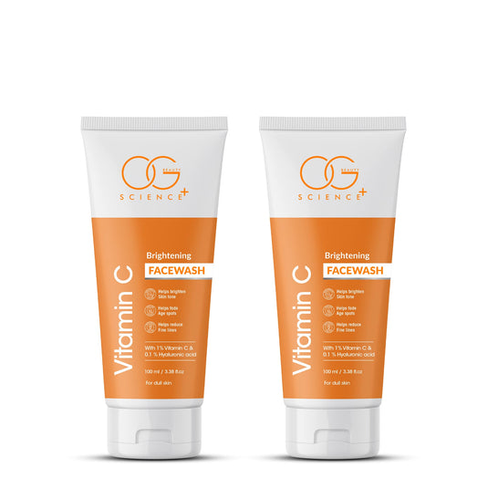 OG BEAUTY SCIENCE+ Vitamin C - Radiant Skin with Advanced Antioxidant Formula for Daily Use Face Wash (100 ml)