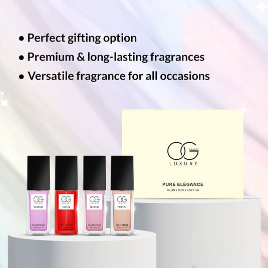 OG BEAUTY Luxury Fragrances Gift Set Pack of 4, 15ml Each