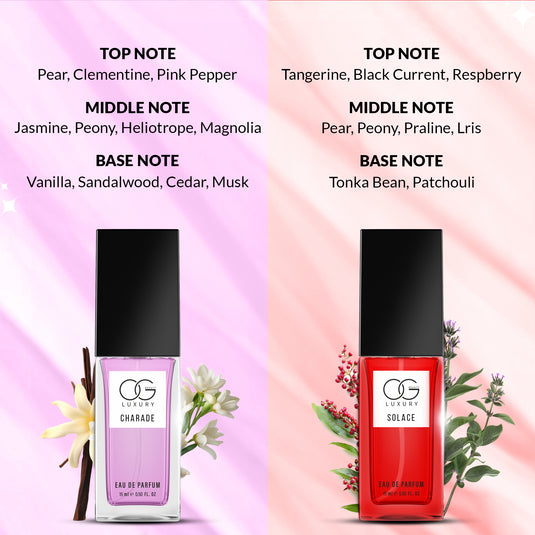 OG BEAUTY Luxury Fragrances Gift Set Pack of 4, 15ml Each