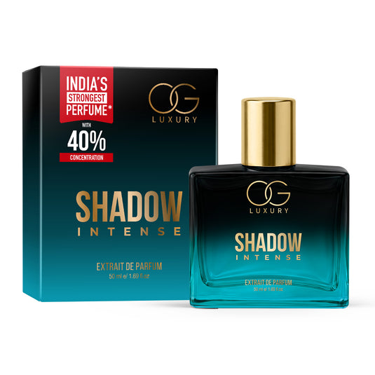 OG Luxury Extrait De Parfum Shadow Intense – India’s First & Strongest Perfume with 40% Concentration, 50 ml