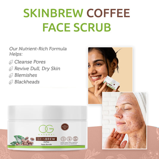 coffee face scrub