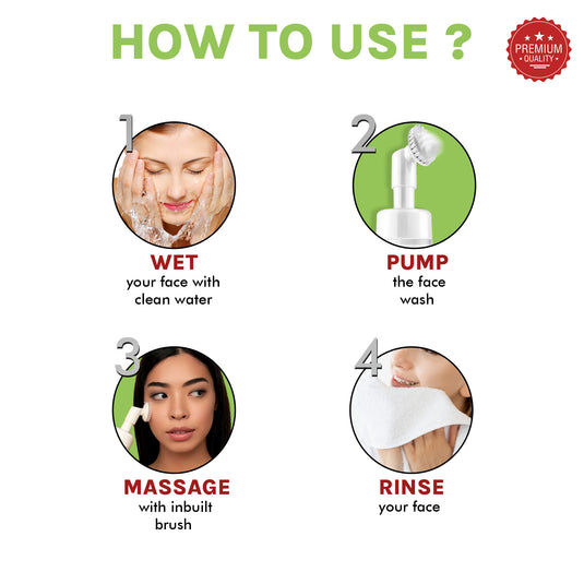 OG BEAUTY Natural Skintivate Saffron Foaming Face Wash 150 Ml