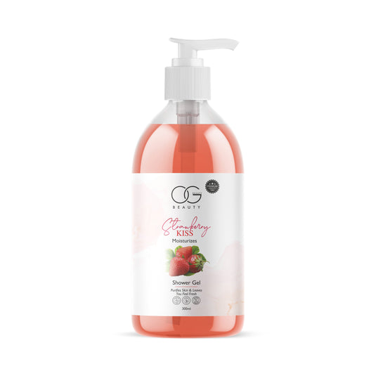 OG BEAUTY Strawberry Kiss Moisturizes Shower Gel 300ml