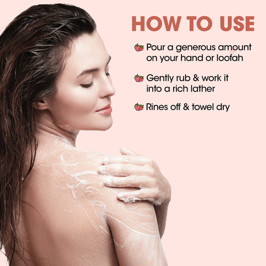 OG BEAUTY Strawberry Kiss Moisturizes Shower Gel 300ml