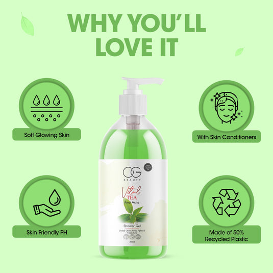 shower gel for soft glowing skin