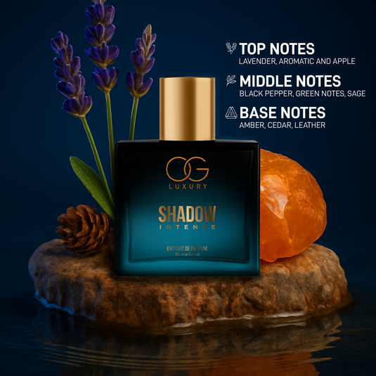 OG Luxury Extrait De Parfum Shadow Intense & Woody Intense Duo - India’s Strongest Perfume with 40% Concentration, 2x100 ML