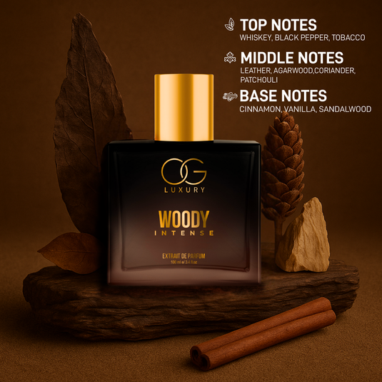 OG Luxury Extrait De Parfum Shadow Intense & Woody Intense Duo - India’s Strongest Perfume with 40% Concentration, 2x100 ML