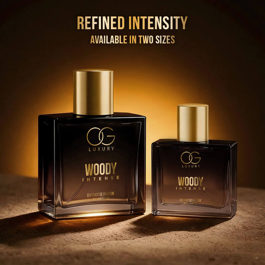 OG Luxury Extrait De Parfum Woody Intense – India’s First & Strongest Perfume with 40% Concentration, 50 ml
