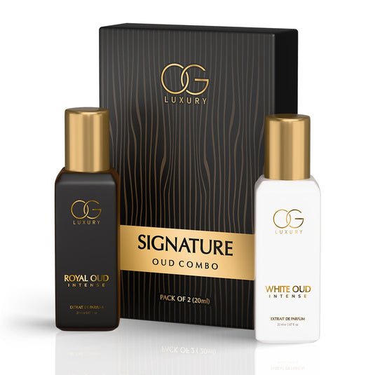 OG Luxury Signature Oud Combo | Royal Oud & White Oud Extrait De Parfum - Pack of 2 (20ml each)