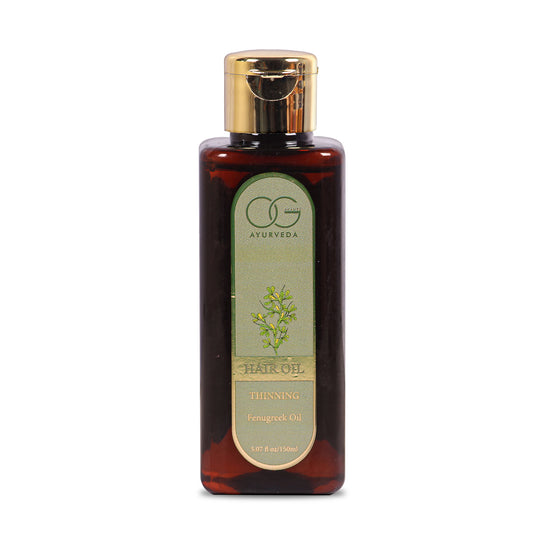 OG BEAUTY AYURVEDA Thinning Hair Oil 150 ML - Natural Solution for Fuller, Thicker Hair Growth