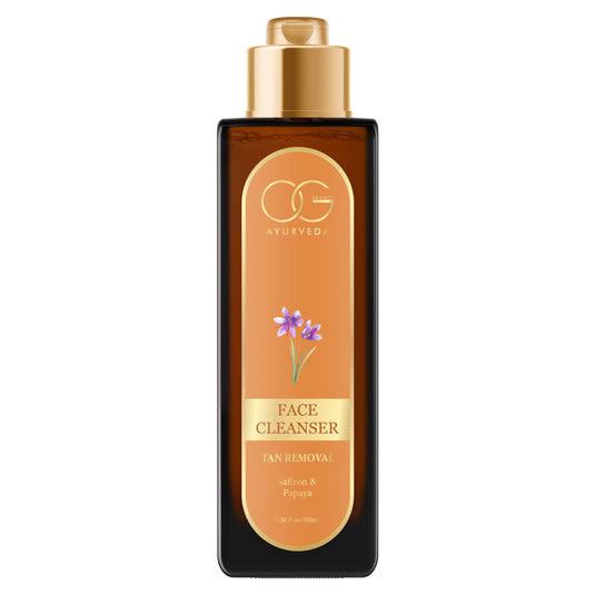 OG Beauty Ayurveda Tan Removal Saffron & Papaya Face Cleanser