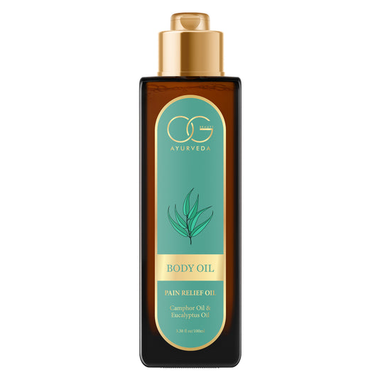 OG Beauty Ayurveda Pain Relief Camphor & Eucalyptus Body Oil
