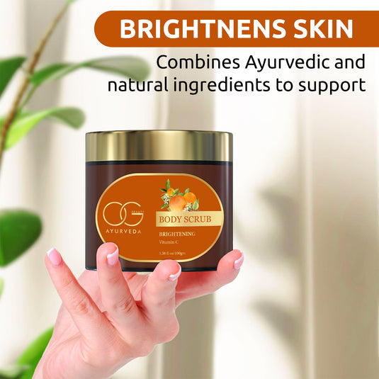 OG BEAUTY Ayurveda Brightening Vitamin C Body Scrub 100 Gm