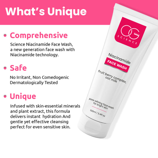 niacinamide face wash