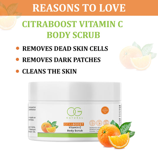Vitamin C Body Scrub for clear skin