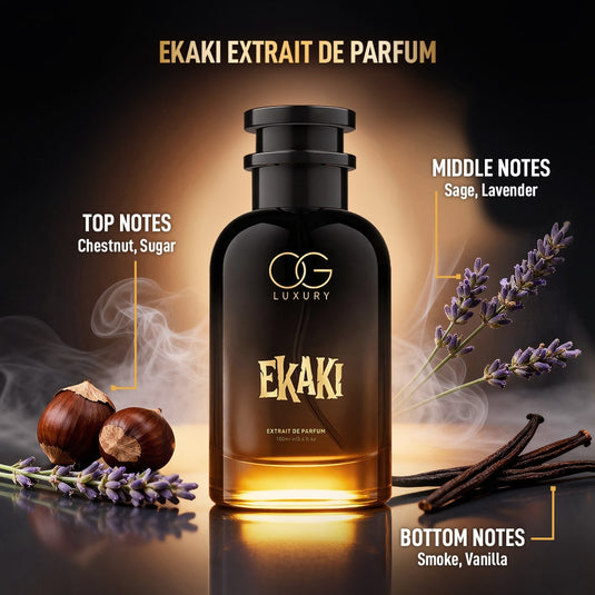 OG Luxury Ekaki Extrait De Parfum - Premium, Long-Lasting Fragrance with 21% Perfume Oil Concentration, 100 ml