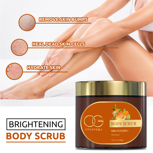 OG BEAUTY Ayurveda Brightening Vitamin C Body Scrub 100 Gm
