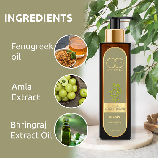 OG BEAUTY Ayurveda Thinning Hair Conditioner 200 ML